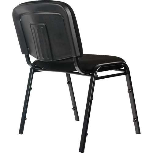 Chaises empilables, Tissu, Hauteur 32", Capacit&eacute; 250 lb, Noir Canadian Safety Group Inc.