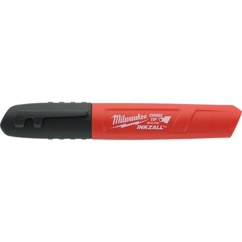 Inkzall Permanent Marker, Black, Chisel Tip Canadian Safety Group Inc.