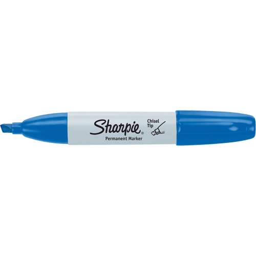 Permanent Marker, Blue, Chisel Tip Canadian Safety Group Inc.