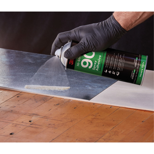 Adh&eacute;sif ultrar&eacute;sistant 90, Transparent, Canette a&eacute;rosol Canadian Safety Group Inc.