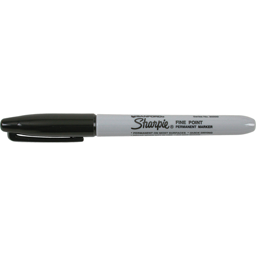 Permanent Markers - #15, Black, Fine Tip Canadian Safety Group Inc.
