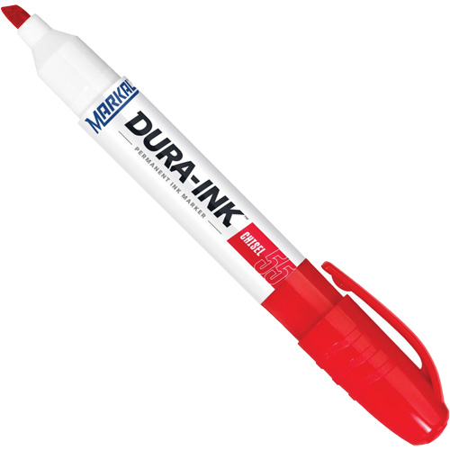 Dura-Ink&reg; Marker #55, Red, Chisel Tip Canadian Safety Group Inc.