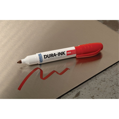 Dura-Ink&reg; Marker #55, Red, Chisel Tip Canadian Safety Group Inc.