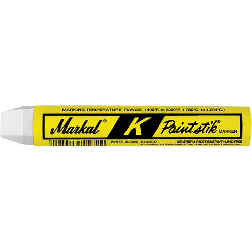 B&acirc;ton de peinture K Paintstick, B&acirc;ton plein, Blanc Canadian Safety Group Inc.