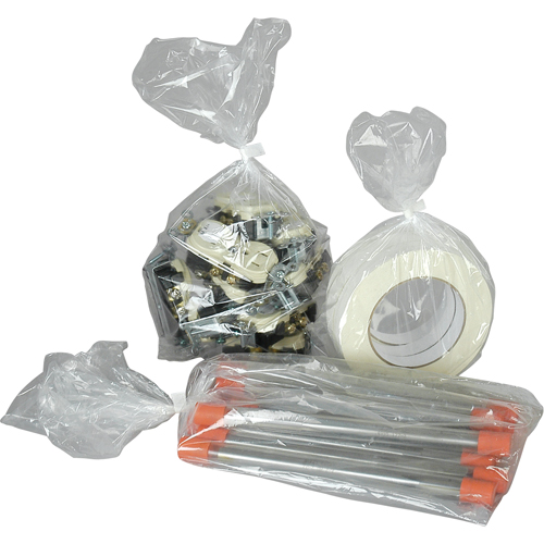 Poly Bags, Open Top, 12" x 5", 1 mils Canadian Safety Group Inc.