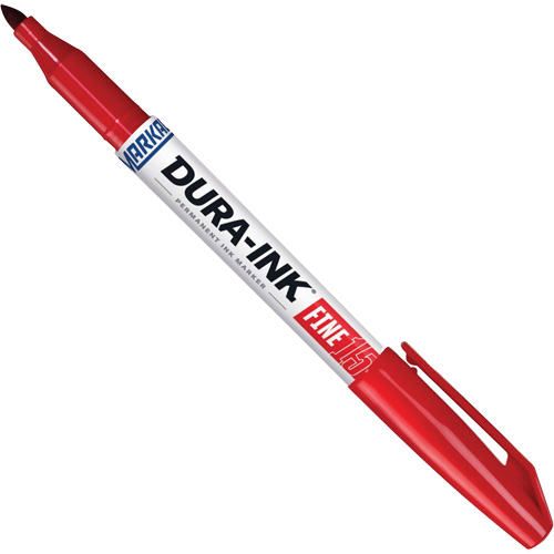 Marqueurs Dura-Ink - no 15, Rouge, Pointe Fin Canadian Safety Group Inc.