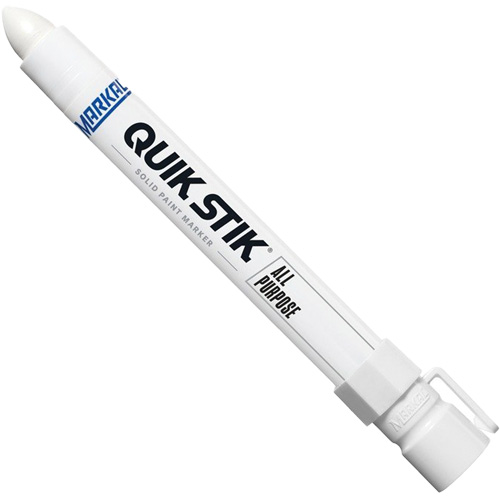 Quik Stik&reg; Twist-Up Paint Markers, Solid Stick, White Canadian Safety Group Inc.