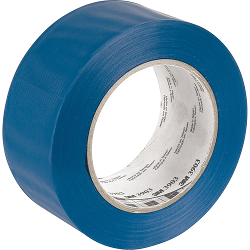 Rubans adh&eacute;sifs en vinyle 3903, 50 mm (2") la x 45,5 m (149,25') lo, 6,3 mils, Bleu Canadian Safety Group Inc.