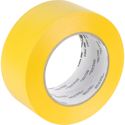 Rubans adh&eacute;sifs en vinyle 3903, 50 mm (2") la x 45,5 m (149,25') lo, 6,3 mils, Jaune Canadian Safety Group Inc.
