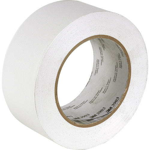 3903 Vinyl Duct Tape, 50 mm (2") W x 45.5 m (149.25') L, 6.3 mils, White Canadian Safety Group Inc.