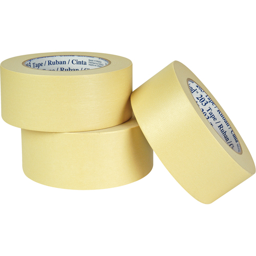 Highland 203 Masking Tape, 48 mm (2") x 55 m (180'), Beige Canadian Safety Group Inc.