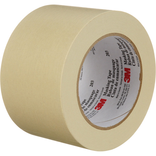 Highland 203 Masking Tape, 72 mm (3") x 55 m (180'), Beige Canadian Safety Group Inc.