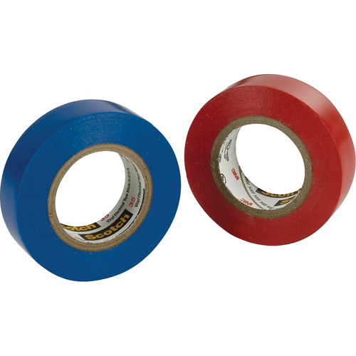 Rubans en vinyle pour codage en couleurs 35 Scotch, 12,7 mm (1/2") x 20,1 m (66'), Bleu, 7 mils Canadian Safety Group Inc.