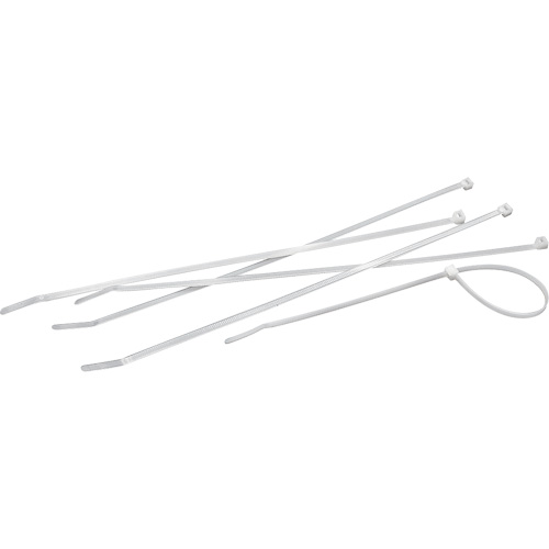 Cable Ties, 4" Long, 18 lbs. Tensile Strength, Natural Canadian Safety Group Inc.