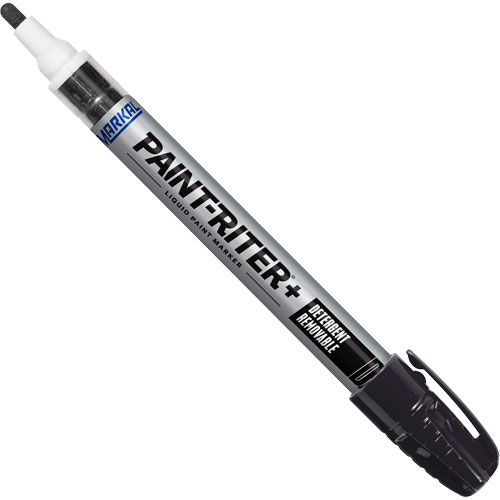 Paint-Riter&reg;+ Detergent Removable Paint Marker, Liquid, Black Canadian Safety Group Inc.