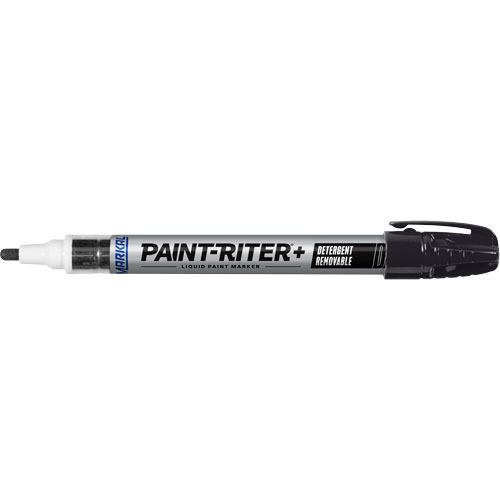 Paint-Riter&reg;+ Detergent Removable Paint Marker, Liquid, Black Canadian Safety Group Inc.