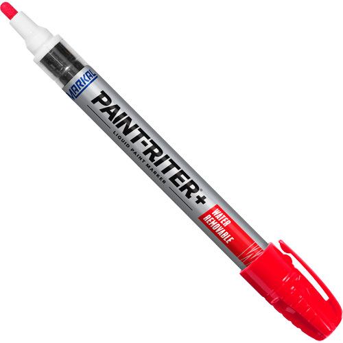 Marqueur &agrave; la peinture nettoyable &agrave; l'eau Paint-Riter+, Liquide, Rouge Canadian Safety Group Inc.