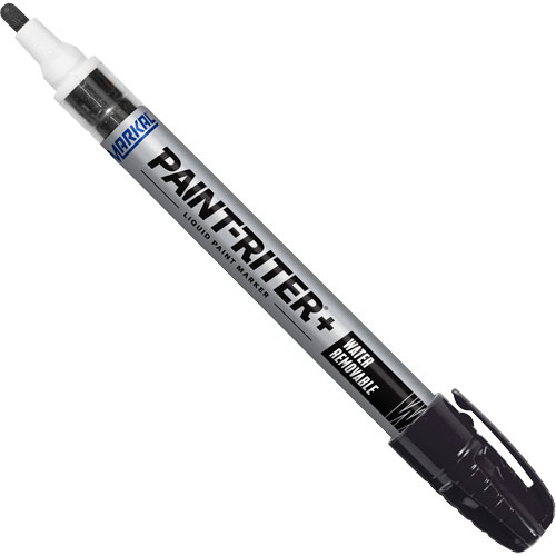 Marqueur &agrave; la peinture nettoyable &agrave; l'eau Paint-Riter+, Liquide, Noir Canadian Safety Group Inc.