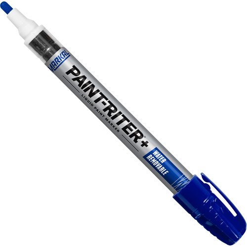 Paint-Riter&reg;+ Water Removable Paint Marker, Liquid, Blue Canadian Safety Group Inc.