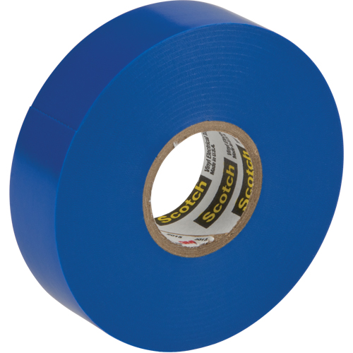 Scotch&reg; 35 Colour Coded Tape, 19 mm (3/4") x 20.1 m (66'), Blue, 7 mils Canadian Safety Group Inc.