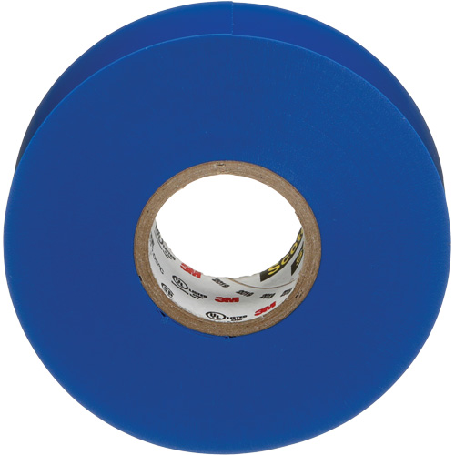 Scotch&reg; 35 Colour Coded Tape, 19 mm (3/4") x 20.1 m (66'), Blue, 7 mils Canadian Safety Group Inc.