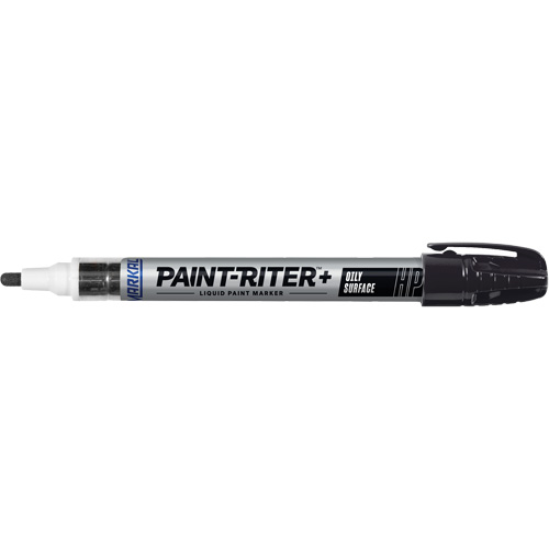 Marqueur pour surfaces huileuses Paint-Riter +, Liquide, Noir Canadian Safety Group Inc.