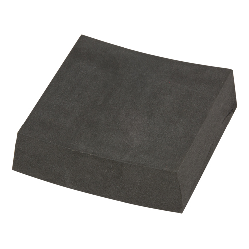Black Neoprene Foam, 1" Thick, 3" L x 3" W Canadian Safety Group Inc.