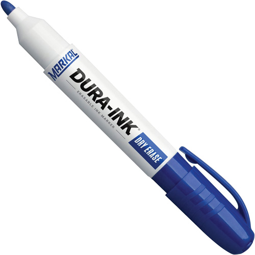 Dura-Ink&reg; Dry Erase Ink Markers, Blue, Bullet Tip Canadian Safety Group Inc.