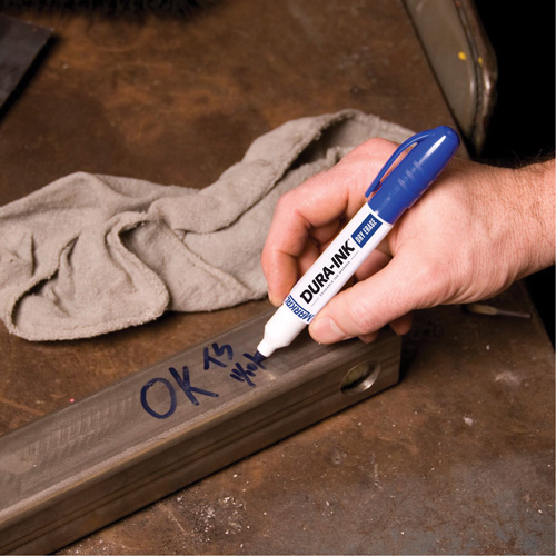 Dura-Ink&reg; Dry Erase Ink Markers, Blue, Bullet Tip Canadian Safety Group Inc.