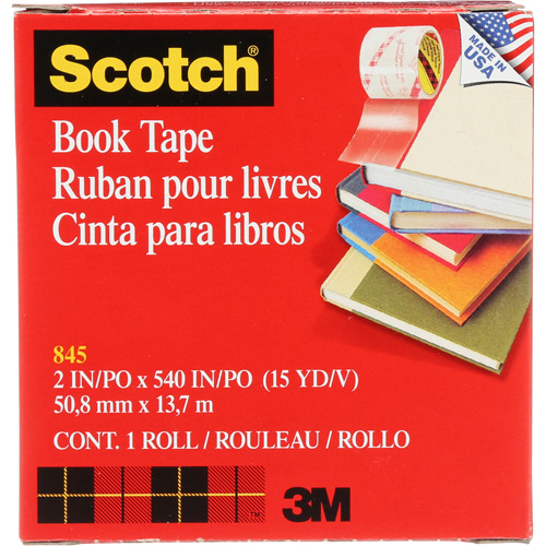 Ruban pour la r&eacute;paration de livres Scotch Canadian Safety Group Inc.