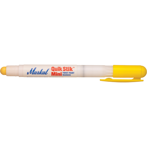 Mini marqueur de peinture Quik Stik, B&acirc;ton plein, Jaune Canadian Safety Group Inc.