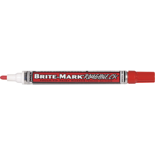 Brite-Mark&reg; RoughNeck Marker, Liquid, Red Canadian Safety Group Inc.