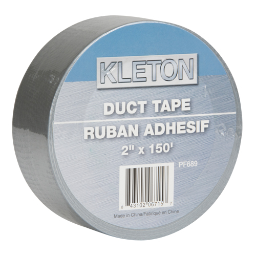 Utility Grade Duct Tape, 6 mils, Silver, 50 mm (2") x 45 m (148') Canadian Safety Group Inc.