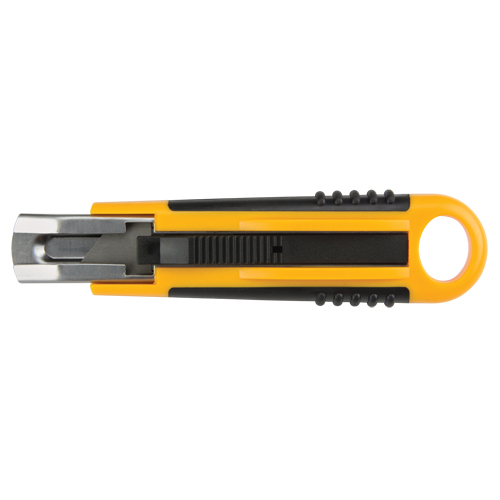 Couteau autor&eacute;tractable ATK1000, 18 mm, Acier au carbone, Prise en Plastique Canadian Safety Group Inc.