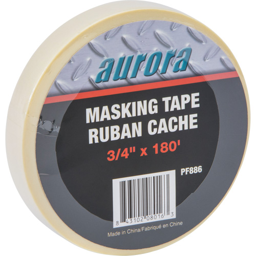 General Purpose Masking Tape, 18 mm (3/4") x 55 m (180'), Beige Canadian Safety Group Inc.