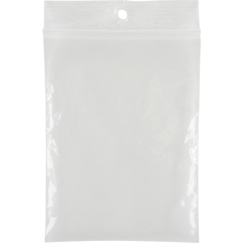 Sacs en poly, Refermable, 4" x 3", 4 mils Canadian Safety Group Inc.