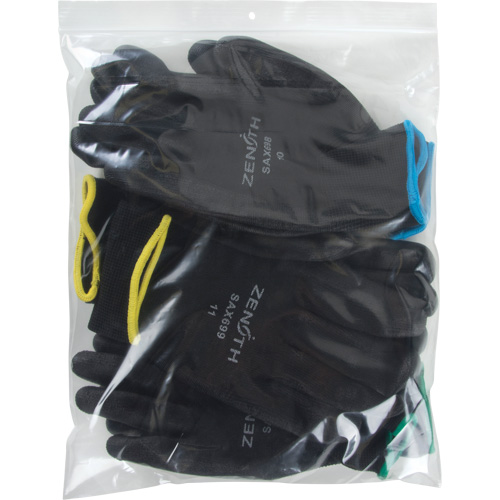 Poly Bags, Reclosable, 12" x 10", 2 mils Canadian Safety Group Inc.