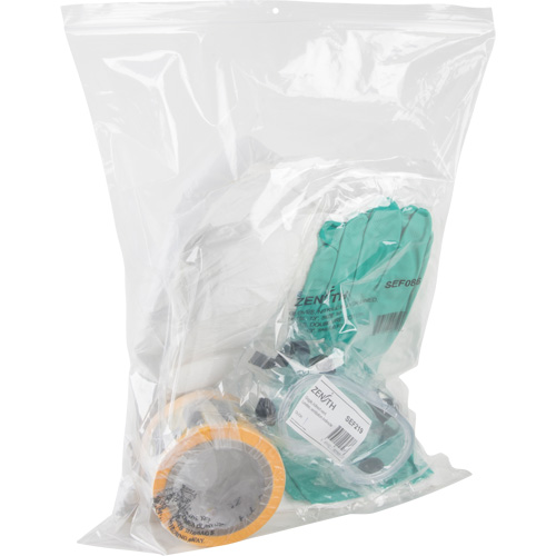 Poly Bags, Reclosable, 15" x 12", 4 mils Canadian Safety Group Inc.