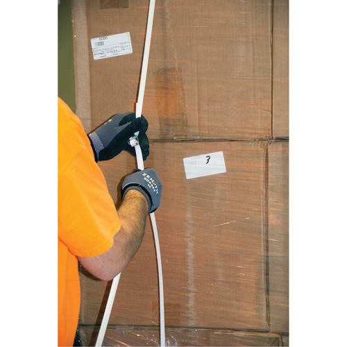 Strapping, Polypropylene, 1/2" W x 9900' L, White, Machine Grade Canadian Safety Group Inc.