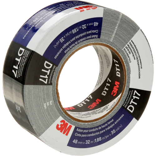 DT17 Super-Duty Duct Tape, 17 mils, Black, 48 mm (2") x 32 m (105') Canadian Safety Group Inc.