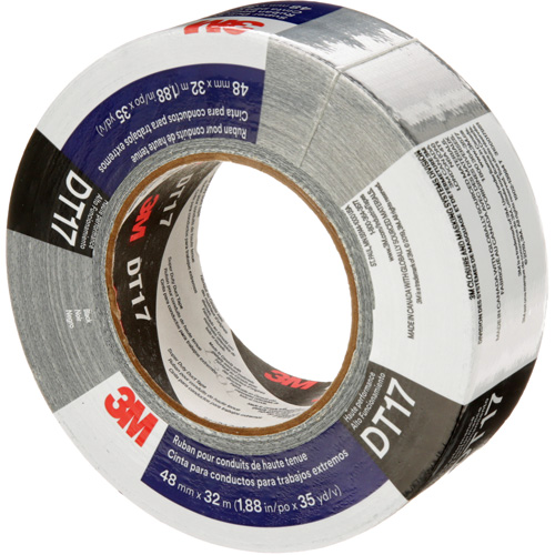 DT17 Super-Duty Duct Tape, 17 mils, Black, 48 mm (2") x 32 m (105') Canadian Safety Group Inc.