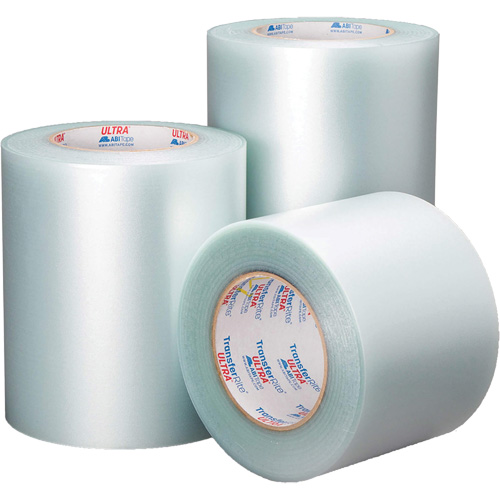 Ruban ultra transparent TransferRite, Polypropyl&egrave;ne, 355,6 mm (14") la x 91,44 m (300') lo, 3,9 mils &eacute;pais Canadian Safety Group Inc.