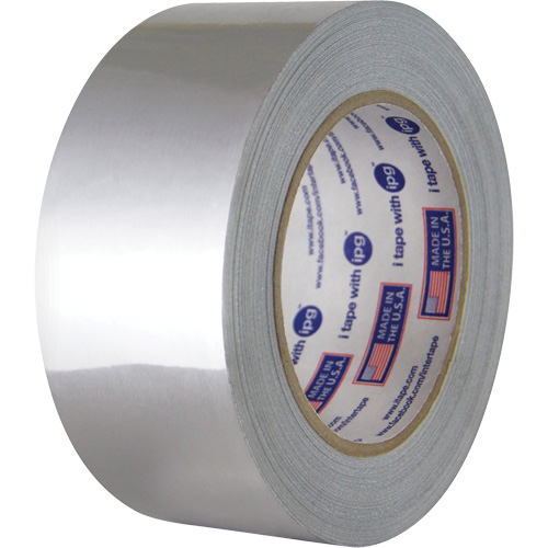 Ruban autocollant argent&eacute; en feuille d'aluminium, &eacute;paisseur 3 mils, 25,4 mm (1") x 54,86 m (180') Canadian Safety Group Inc.