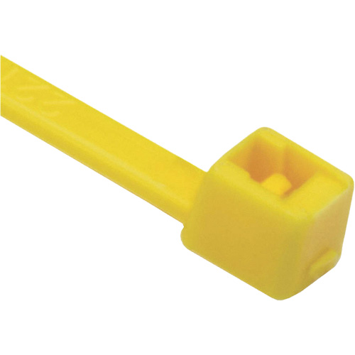 T Series Cable Ties, 8" Long, 50 lbs. Tensile Strength, Yellow Canadian Safety Group Inc.
