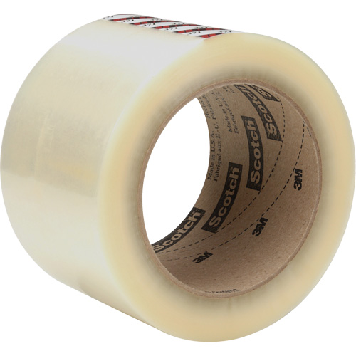 Scotch&reg; Box Sealing Tape 371, Rubber Adhesive, 1.2 mils, 72 mm (2-4/5") x 100 m (328') Canadian Safety Group Inc.