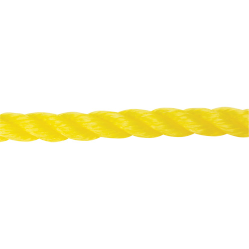 Corde jaune tress&eacute;e 5/8", Polypropyl&egrave;ne, 200' Canadian Safety Group Inc.