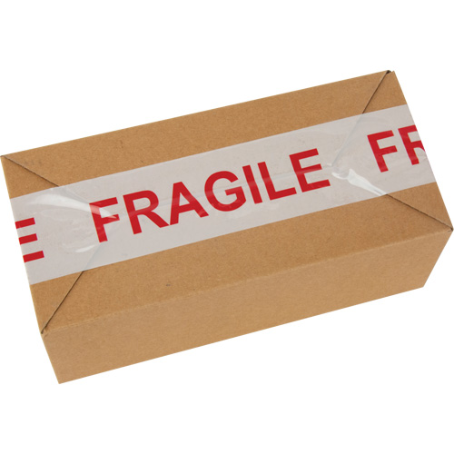 "Fragile" Box Sealing Tape, Hot Melt Adhesive, 2 mils, 48 mm (2") x 100 m (328') Canadian Safety Group Inc.