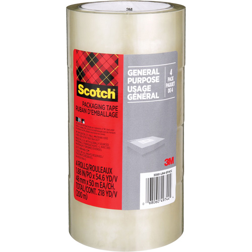 Scotch&reg; Shipping Packaging Tape 175G, 48 mm (2") x 50 m (164') Canadian Safety Group Inc.