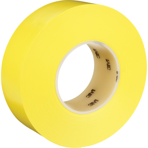 Durable Floor Marking Tape 971, 2" x 108', Vinyl, Yellow Canadian Safety Group Inc.