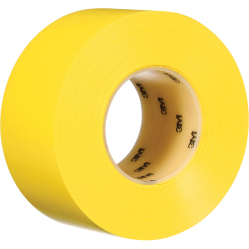 Durable Floor Marking Tape 971, 3" x 108', Vinyl, Yellow Canadian Safety Group Inc.